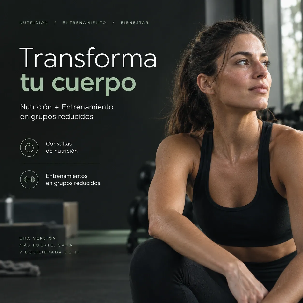 Transforma tu cuerpo con nutrición y entrenamiento personalizado